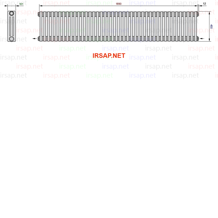 Радиатор IRSAP Tesi 30450/42 T08 CL 01